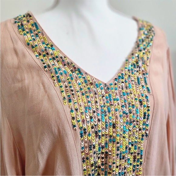 Anthropologie Maeve Kristie sequin blouse - Picture 3 of 7